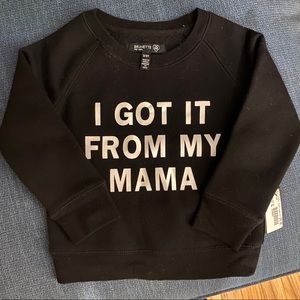 Brunette the Label toddler sweatshirt